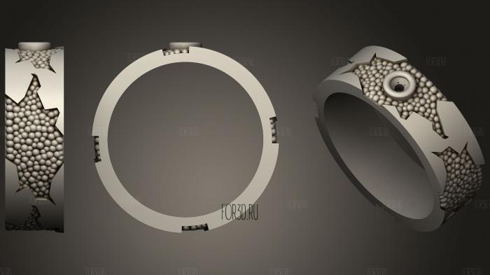 Wedding Ring6 stl model for CNC